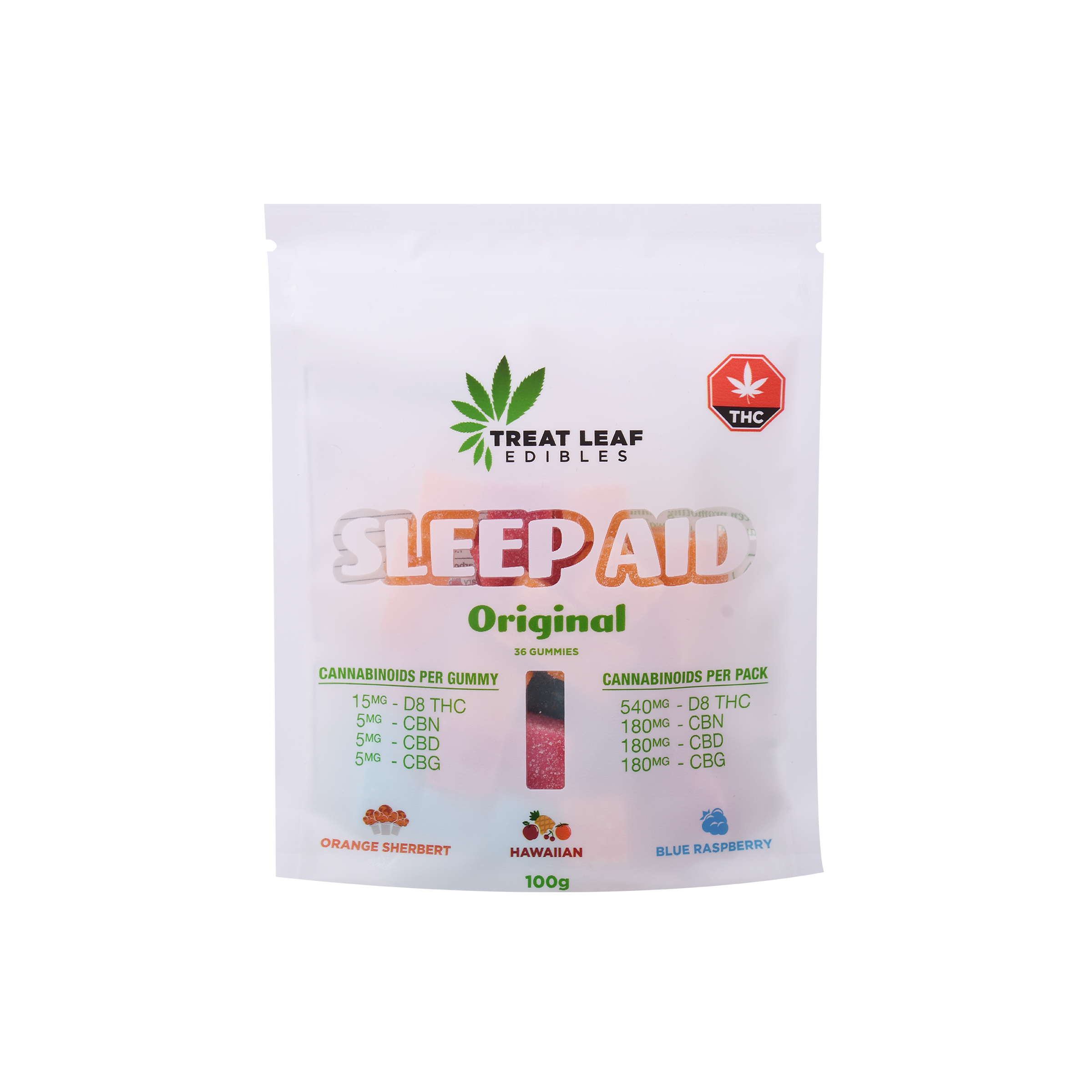 36 pack 15mg/5mg/5mg/5mg THC Sleep Aid - Image 3
