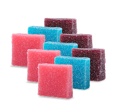 Grape, Blue Rasberry, Watermelon 40mg CBD Gummies 9 pack